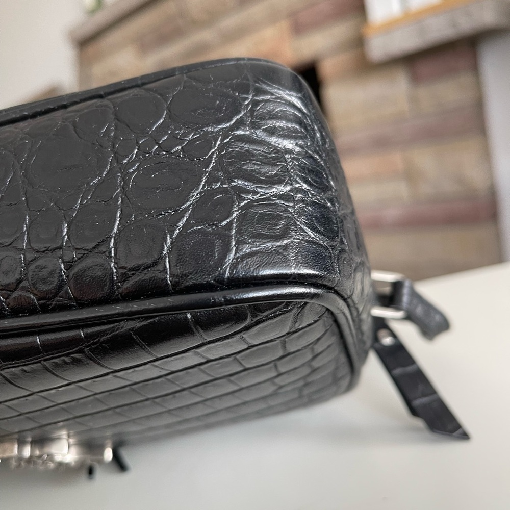 YSL Lou Croc-Embossed Camera Bag - Picture 15 of 16
